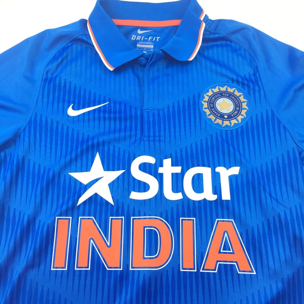 Mens India ODI Cricket Shirt SS Stadium Jersey